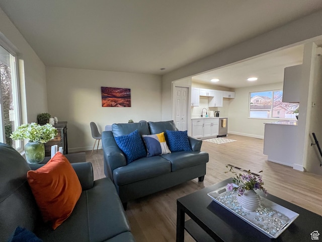 6770 W 3860 S, West Valley City, UT 84128 - living area with light wood finished floors and baseboards
