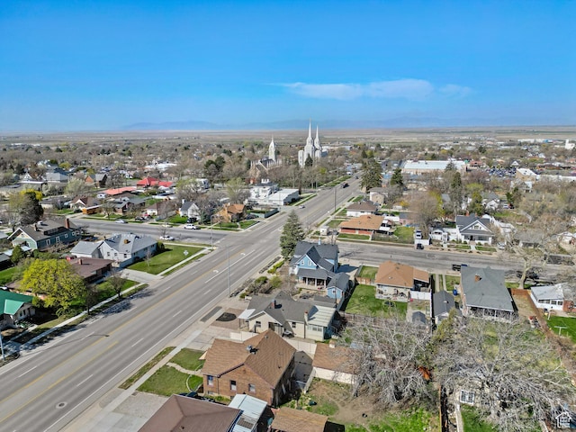 drone / aerial view featuring a residential view
