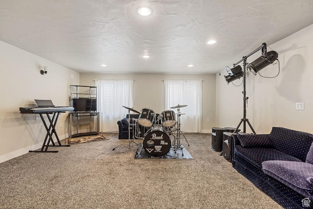 1234 S 1150 W, Payson, UT 84651 - game room with carpet flooring, baseboards, and recessed lighting