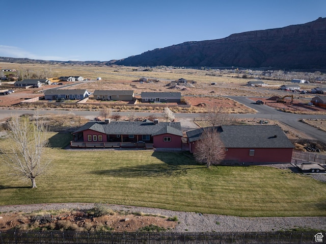 69 E Coronado Ln, Moab, UT 84532 - aerial view with a mountain view