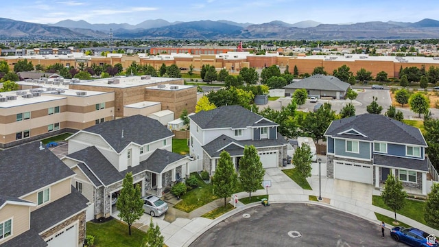 11534 S Rk Cv, South Jordan, UT 84095 - aerial perspective of suburban area featuring a mountainous background