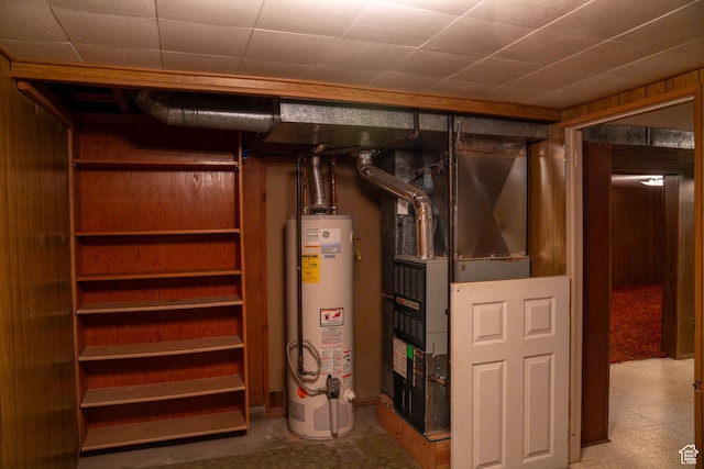 1915 W 13400 S, Riverton, UT 84065 - finished below grade area featuring gas water heater and heating unit