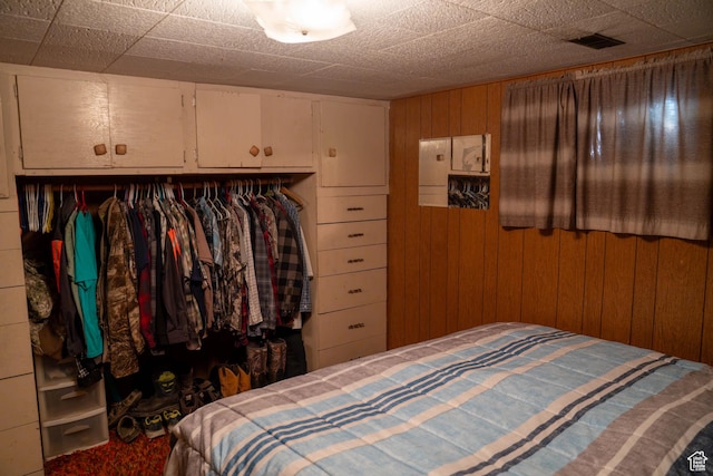 1915 W 13400 S, Riverton, UT 84065 - bedroom with wooden walls and a closet