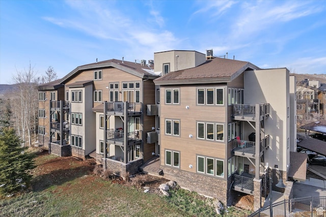 view of property featuring cooling unit