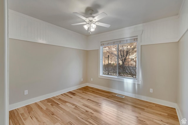 1135 Grandview Dr, Providence, UT 84332 - unfurnished room featuring ceiling fan and hardwood / wood-style flooring