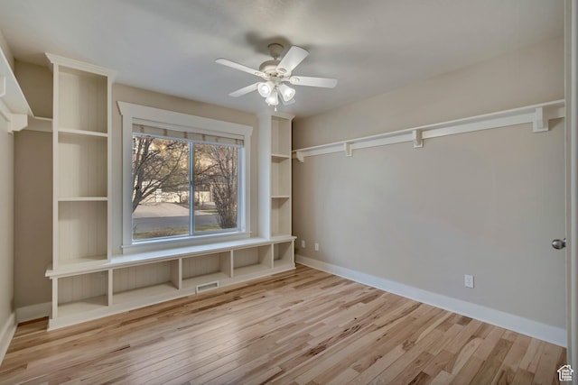 1135 Grandview Dr, Providence, UT 84332 - walk in closet with wood finished floors and ceiling fan