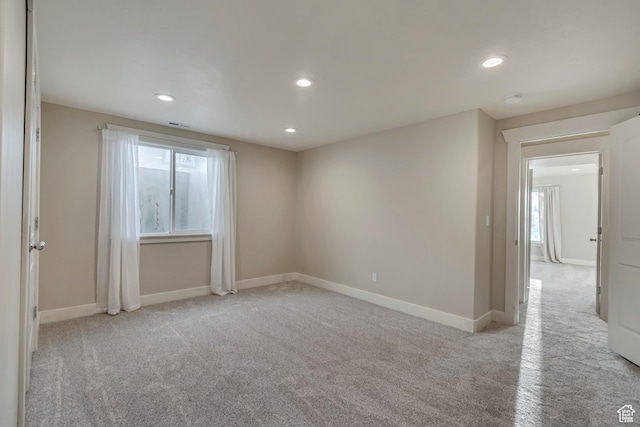 1135 Grandview Dr, Providence, UT 84332 - empty room featuring carpet floors, recessed lighting, and a smoke detector