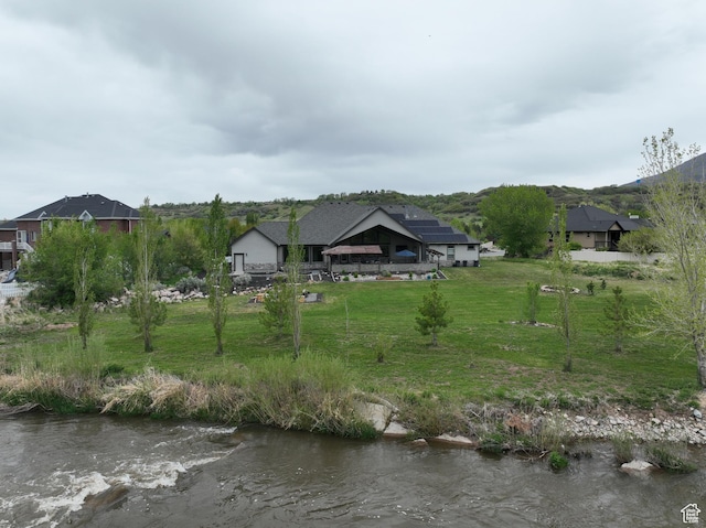 1737 E 6850 S, Uintah, UT 84405 - rear view of property with a water view