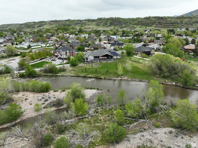 1737 E 6850 S, Uintah, UT 84405 - aerial view of property's location with nearby suburban area and a water and mountain view