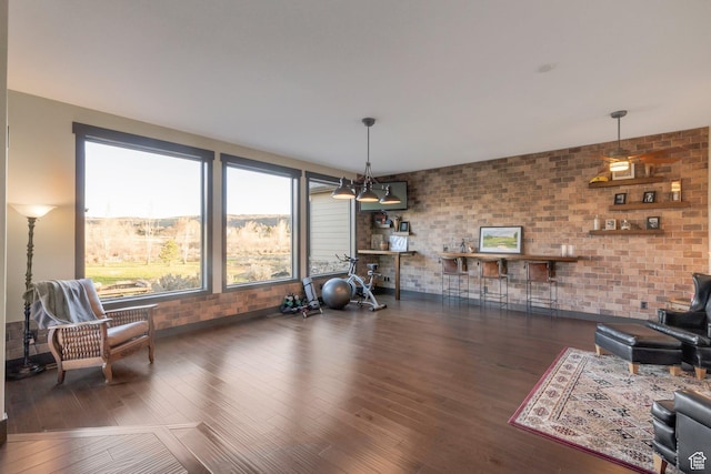 1737 E 6850 S, Uintah, UT 84405 - exercise room featuring wood finished floors