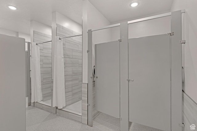 140 W 150 S Unit 22, Garden City, UT 84028 - bathroom with tiled shower and recessed lighting