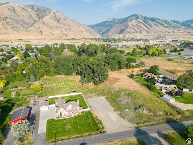 198 N 600 E, Hyrum, UT 84319 - bird's eye view featuring a mountain view