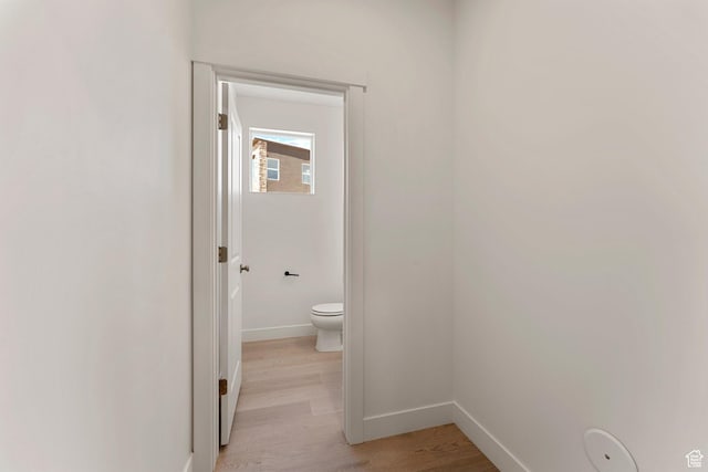 516 W Olive Ln, St George, UT 84790 - bathroom featuring toilet and wood finished floors