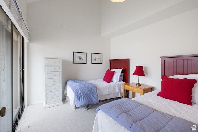 118 Davis Ct, Park City, UT 84060 - bedroom with a high ceiling and carpet flooring