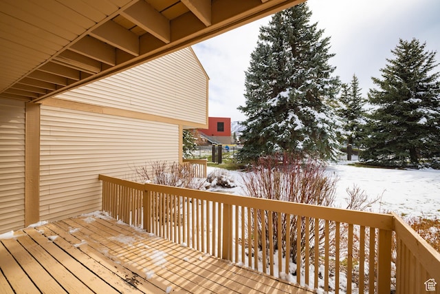 118 Davis Ct, Park City, UT 84060 - view of snow covered deck