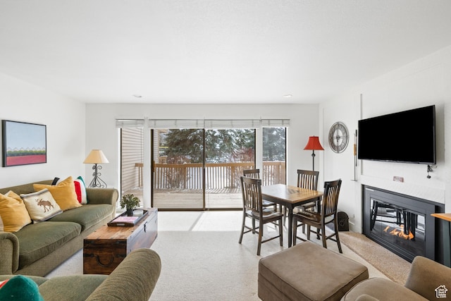 118 Davis Ct, Park City, UT 84060 - living room with a glass covered fireplace