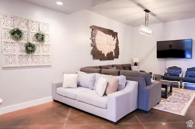 4277 W Canterbury Rd, Hurricane, UT 84737 - living area with baseboards and recessed lighting