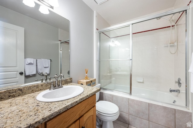 9106 N Upper Lando Ln, Park City, UT 84098 - bathroom featuring toilet, tiled shower / bath, and vanity