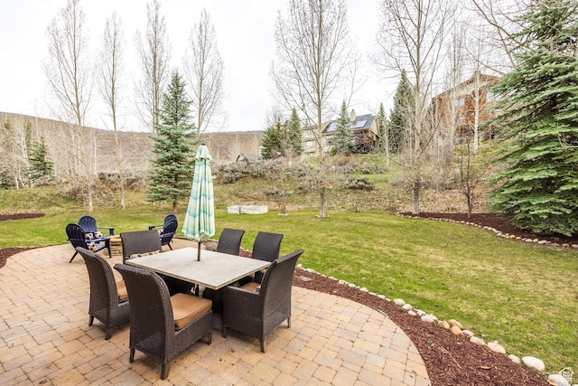 9106 N Upper Lando Ln, Park City, UT 84098 - view of patio / terrace featuring outdoor dining area