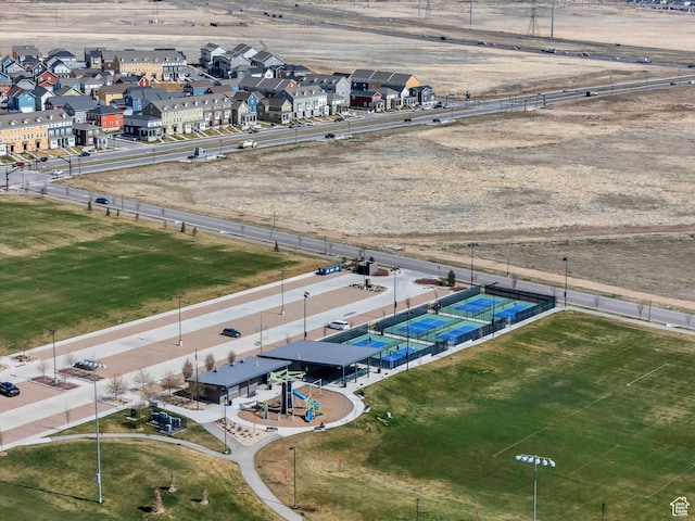 6156 W Poplar View Dr, South Jordan, UT 84009 - birds eye view of property with a residential view
