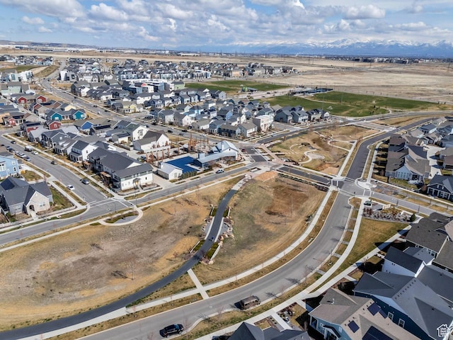 6156 W Poplar View Dr, South Jordan, UT 84009 - birds eye view of property with a residential view