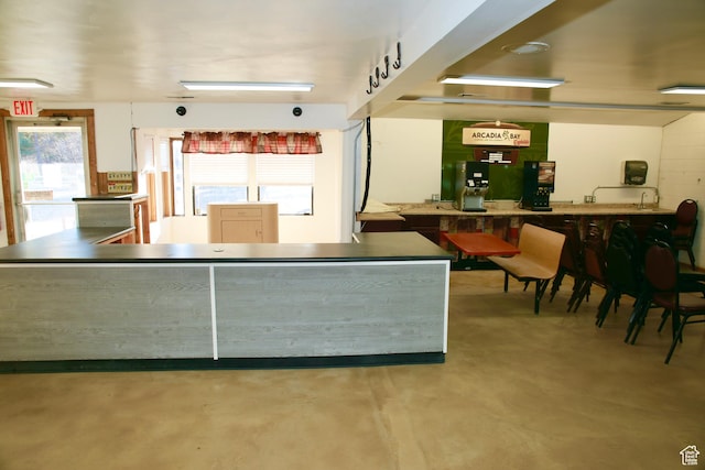 510 N Main St, Henefer, UT 84033 - kitchen with concrete flooring