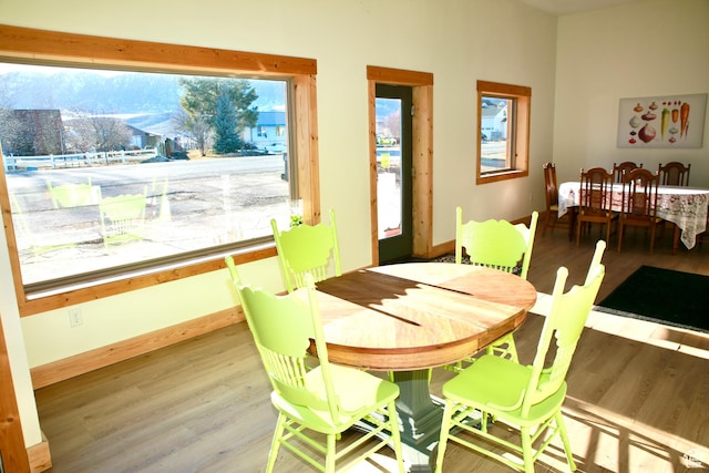 510 N Main St, Henefer, UT 84033 - dining space featuring wood finished floors and baseboards
