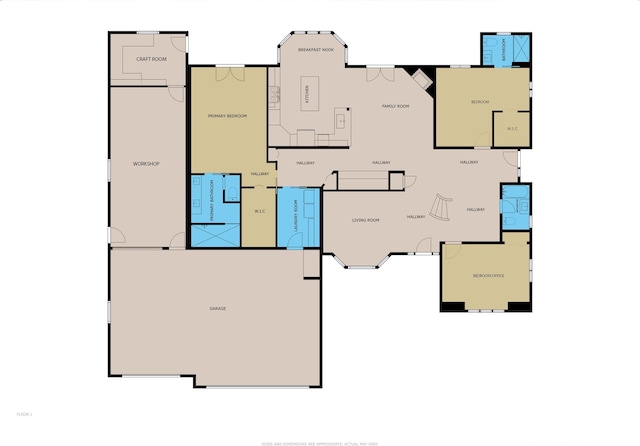 827 E 1070 S, St George, UT 84790 - floor plan
