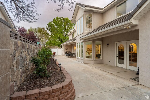 827 E 1070 S, St George, UT 84790 - view of patio with a fenced backyard