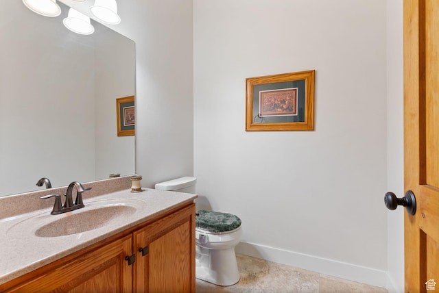 1036 Station Loop Rd, Park City, UT 84098 - bathroom with toilet, vanity, and baseboards