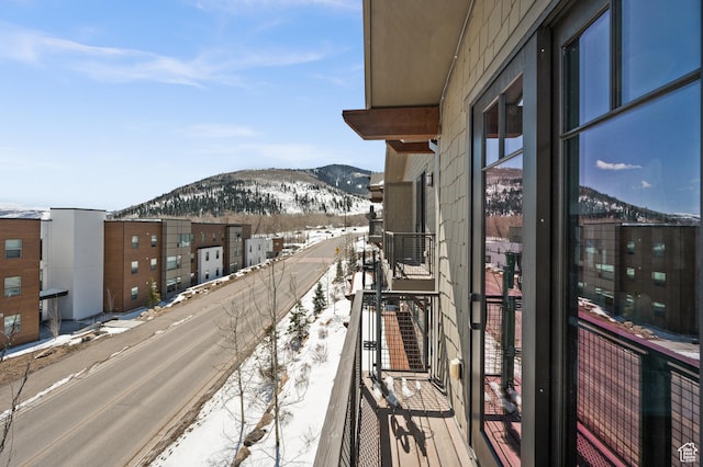 3700 Blackstone Dr Unit 9, Park City, UT 84098 - snow covered back of property with a mountain view