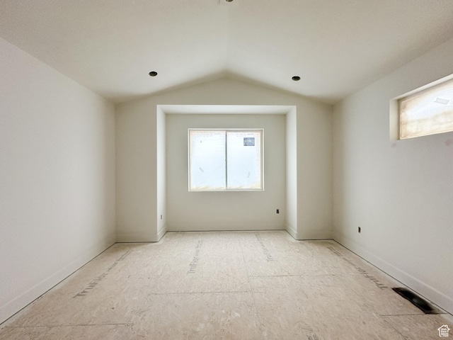 2196 N 425 W Unit 236, Tooele, UT 84074 - unfurnished room featuring visible vents and vaulted ceiling