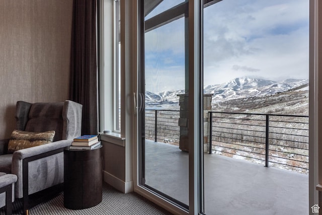 12709 N Belaview Way, Hideout, UT 84036 - interior space featuring a mountain view
