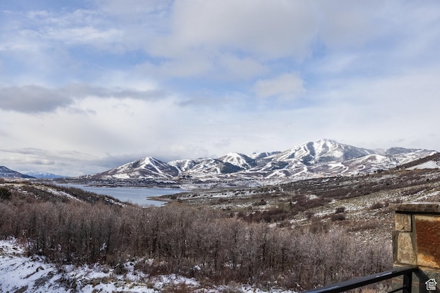 12709 N Belaview Way, Hideout, UT 84036 - property view of mountains featuring a water view