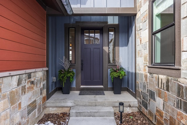 12709 N Belaview Way, Hideout, UT 84036 - view of exterior entry featuring stone siding