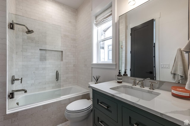 12709 N Belaview Way, Hideout, UT 84036 - full bath with toilet, vanity, and tiled shower / bath combo