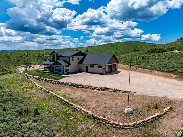 3525 S Sweetwater Pkwy, Garden City, UT 84028 - aerial view of property and surrounding area featuring mountains