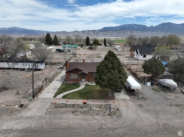 255 S Center St, Circleville, UT 84723 - bird's eye view featuring a mountain view