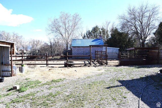 255 S Center St, Circleville, UT 84723 - view of yard featuring an outdoor structure