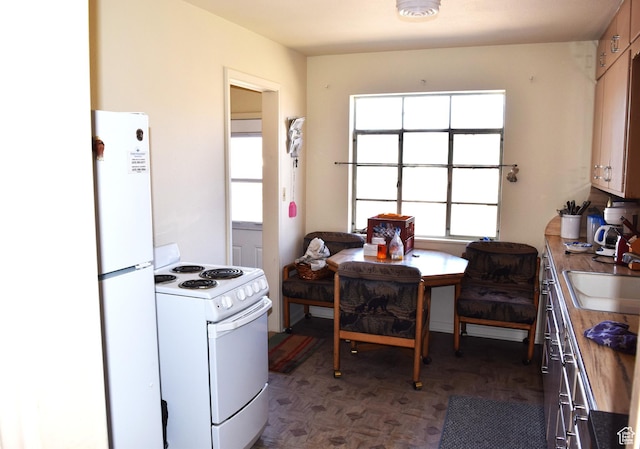 255 S Center St, Circleville, UT 84723 - kitchen with a sink and white appliances
