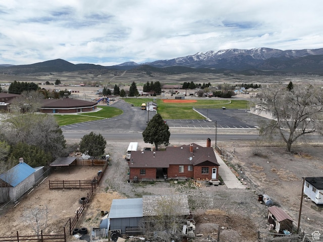 255 S Center St, Circleville, UT 84723 - bird's eye view featuring a mountain view