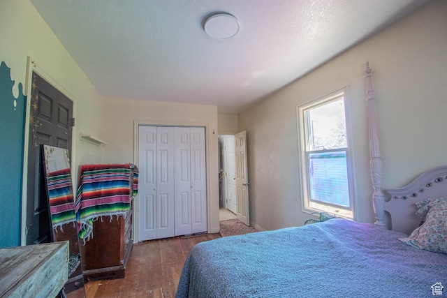 180 E Southgate Ave S, Salt Lake City, UT 84115 - bedroom with wood finished floors and a closet
