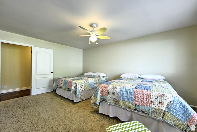 1050 S 200 W, Wellsville, UT 84339 - bedroom with a ceiling fan