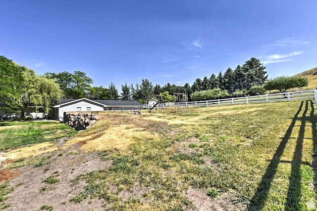 1050 S 200 W, Wellsville, UT 84339 - view of yard featuring fence and a rural view