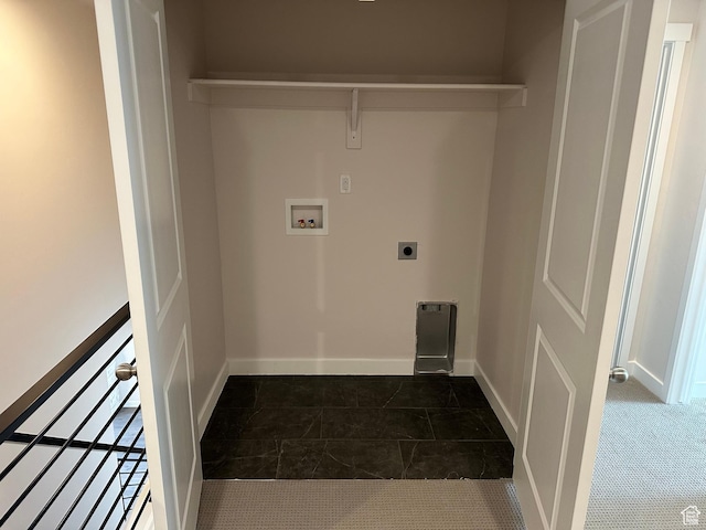 451 W Glenview Loop, Heber City, UT 84032 - laundry area with baseboards, electric dryer hookup, hookup for a washing machine, and laundry area