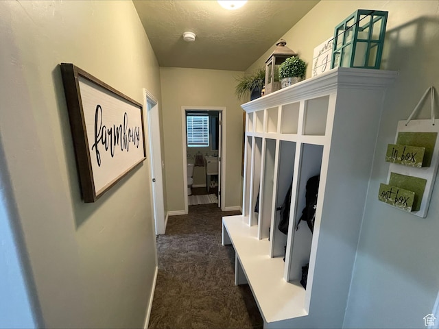 mudroom featuring baseboards