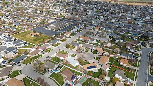 birds eye view of property featuring a residential view