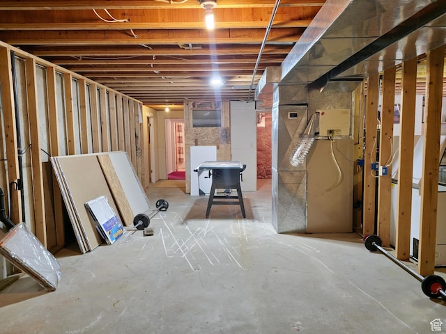 149 Toponce Dr, Evanston, WY 82930 - view of unfinished below grade area