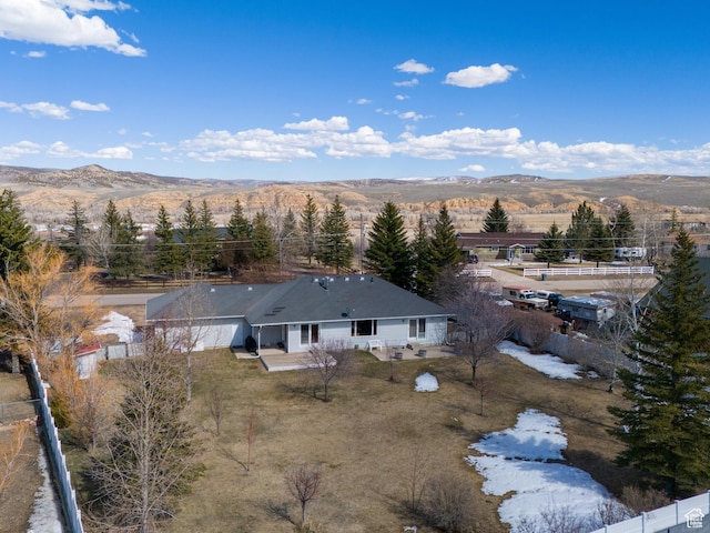 149 Toponce Dr, Evanston, WY 82930 - aerial view with a mountain view