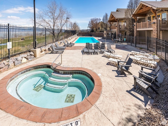 32 E Redwing Ct, Saratoga Springs, UT 84045 - pool with a patio area and fence
